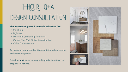 1-Hour Q+A Design Consultation