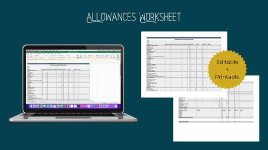 Allowances Worksheet