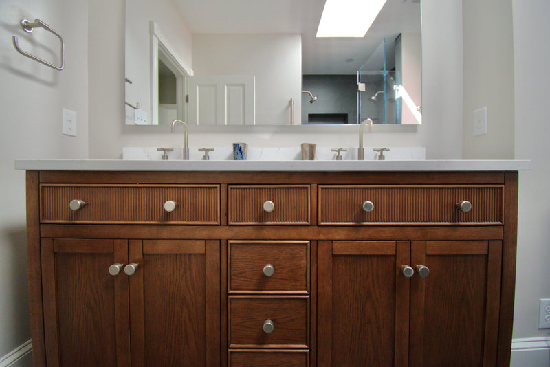 Frederick Maryland industrial modern bathroom vanity