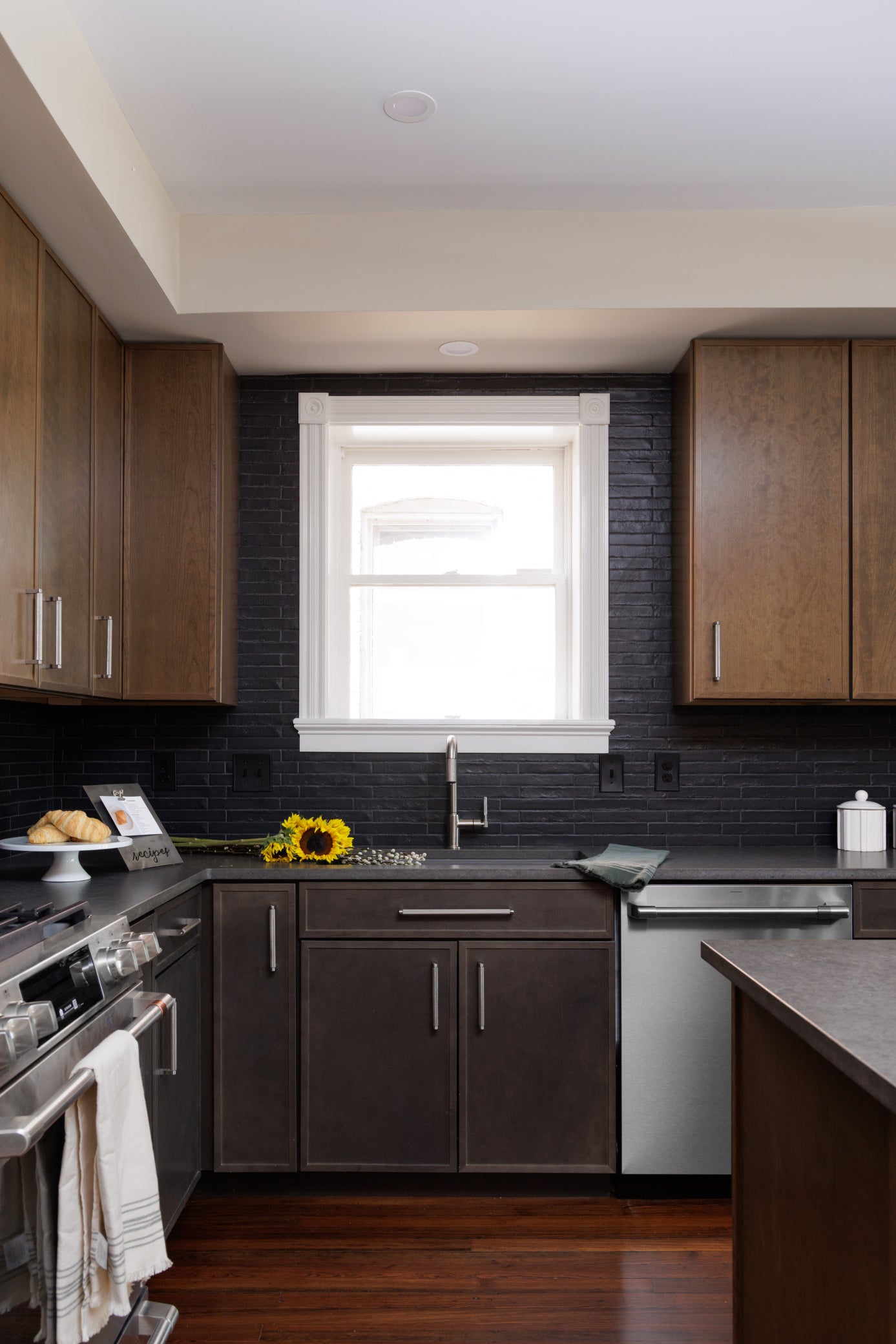 Modern Two-Tone Kitchen Frederick Maryland Historic