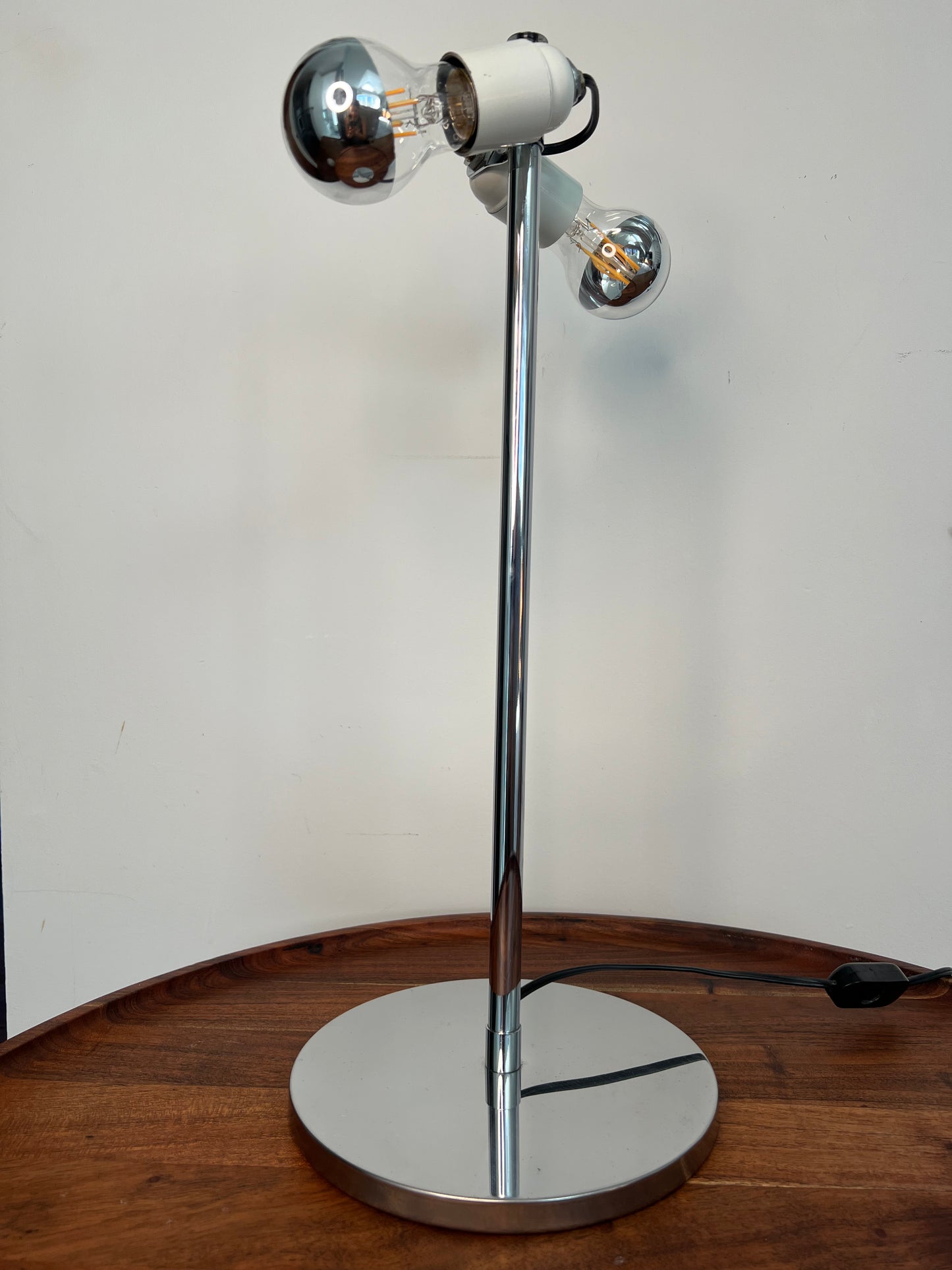 Chrome Mushroom Lamp by Lumess Switzerland