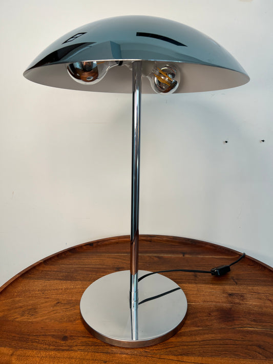 Chrome Mushroom Lamp by Lumess Switzerland