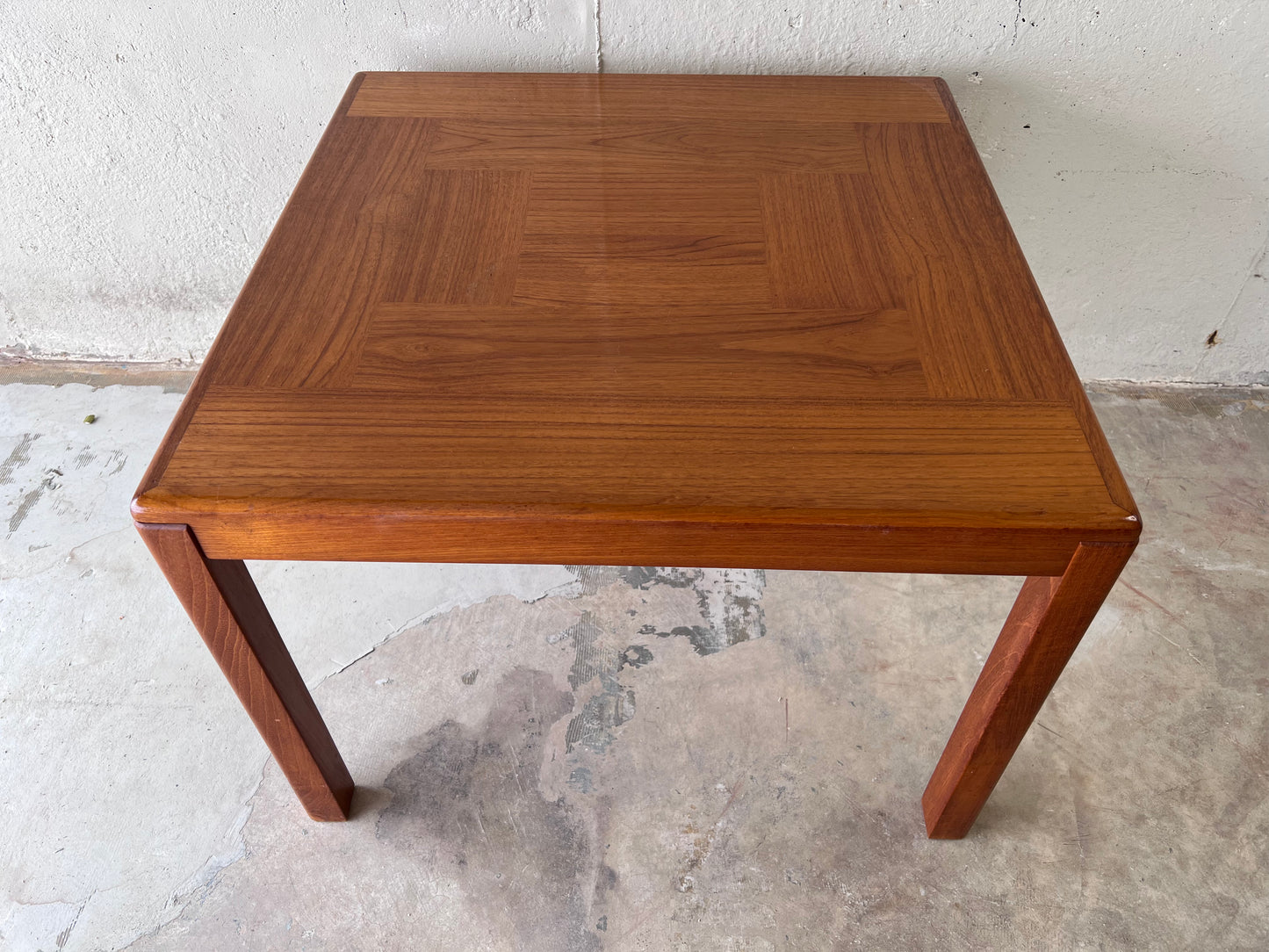 Vejle Stole Teak Danish Modern Square Coffee Table