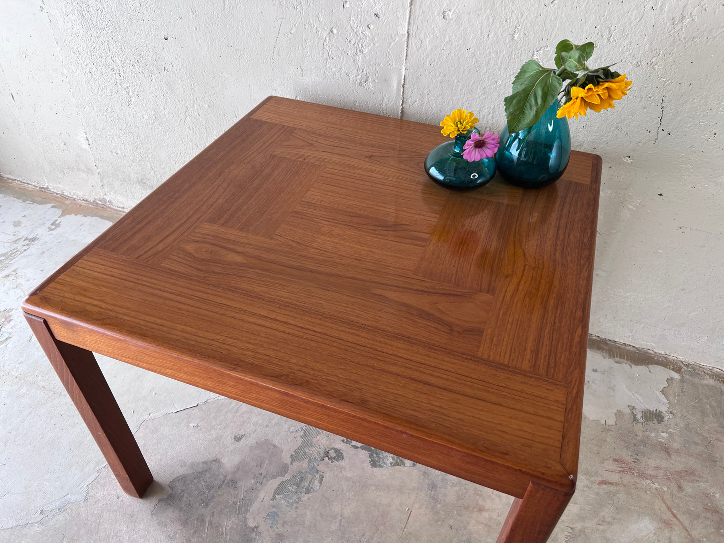 Vejle Stole Teak Danish Modern Square Coffee Table