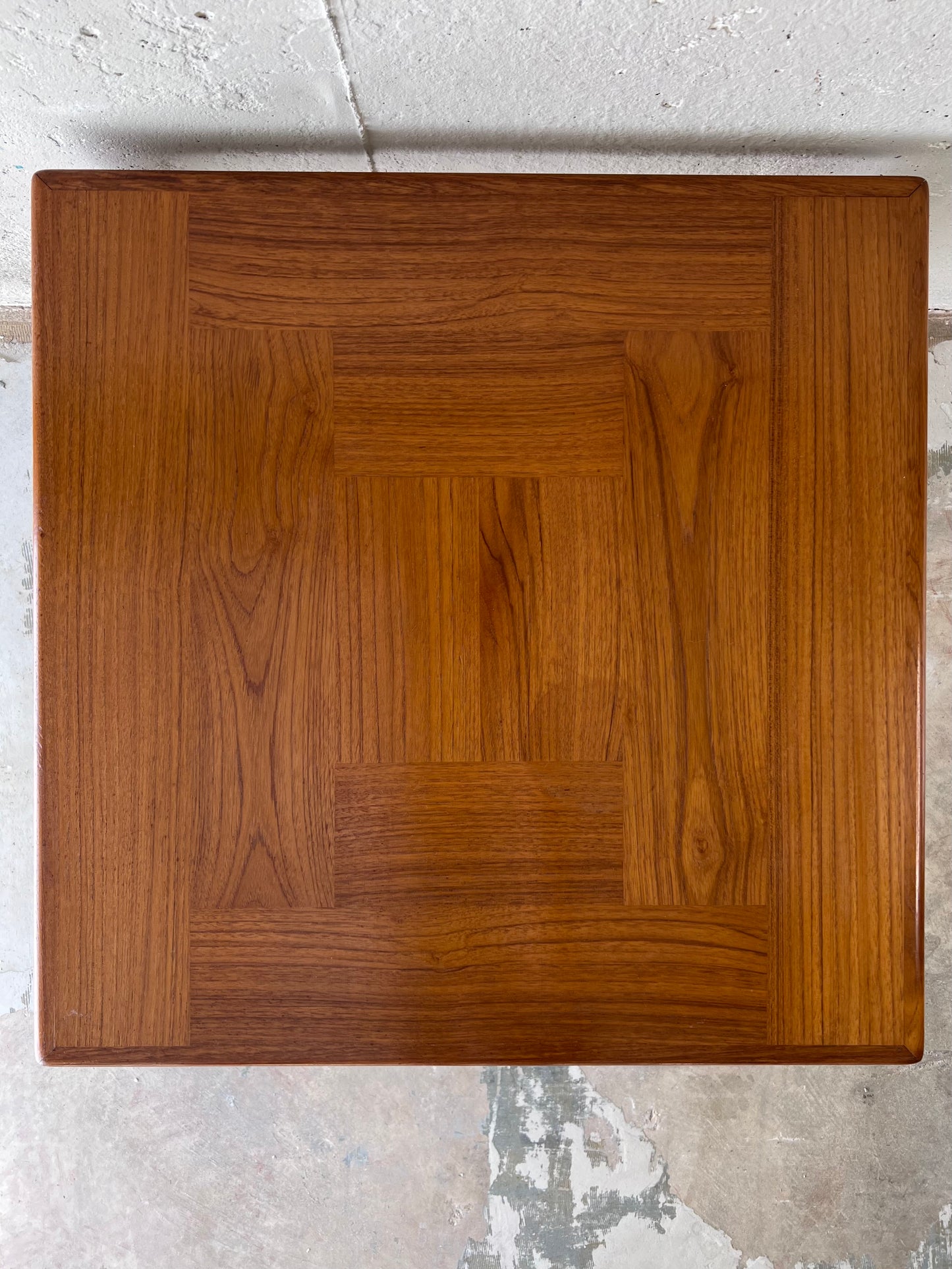 Vejle Stole Teak Danish Modern Square Coffee Table