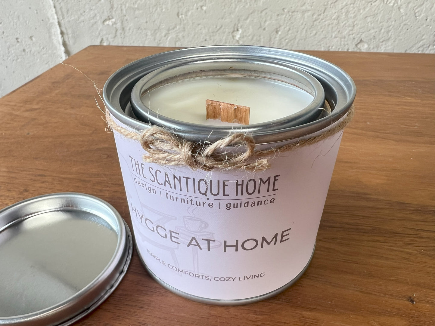 Hygge at Home Wood Wick Candle