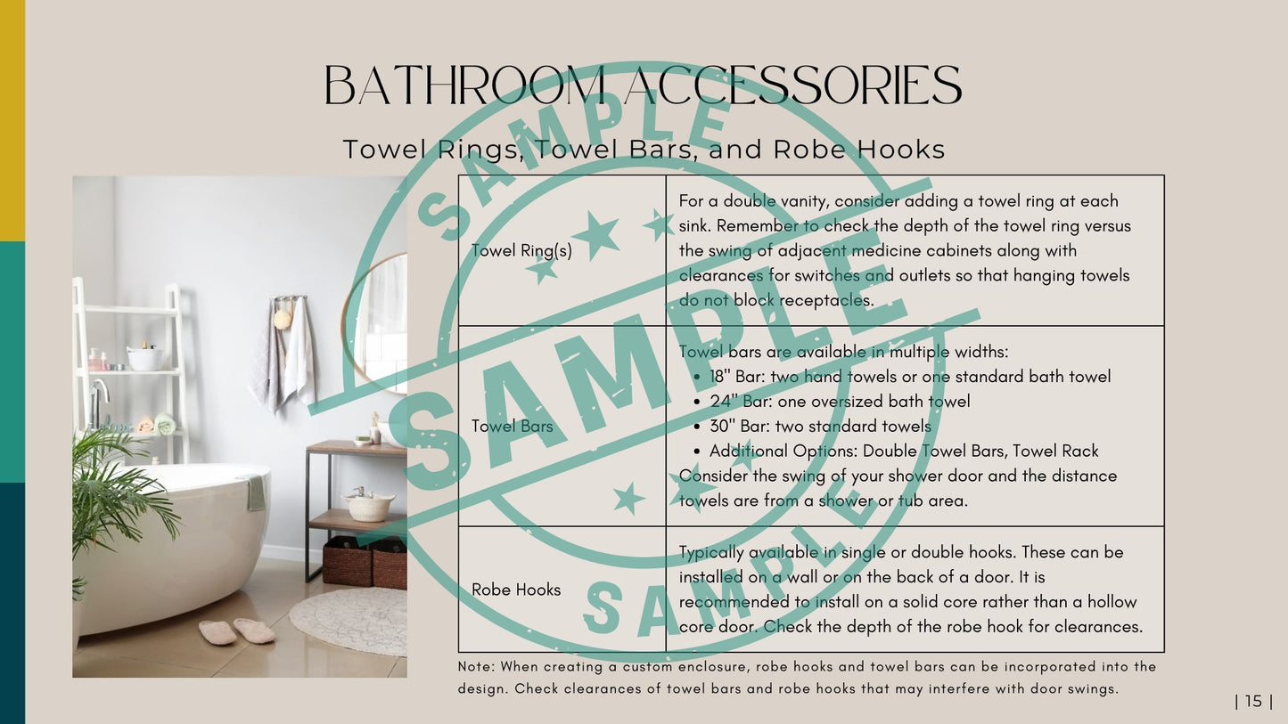 Bathroom Renovation Selections Guide